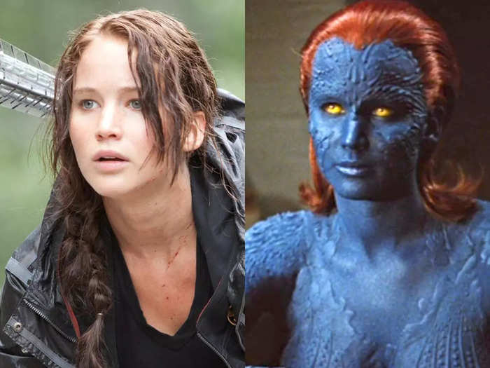 Jennifer Lawrence simultaneously starred in two major franchises in the 2010s, "The Hunger Games" and "X-Men."