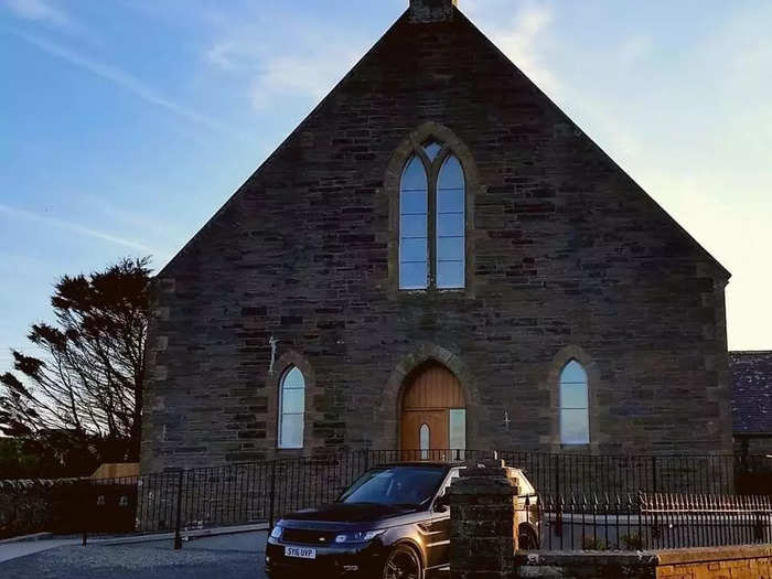 A church that was converted into an apartment building in Orkney, Scotland, is on the market for $650,900.