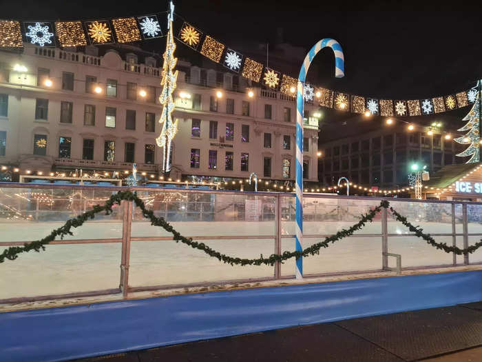 I was particularly excited to see the return of the open-air ice skating rink, as this was the first year it