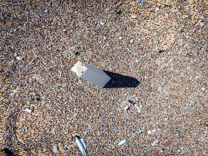 This photo from above the Obelisco de Buenos Aires doesn