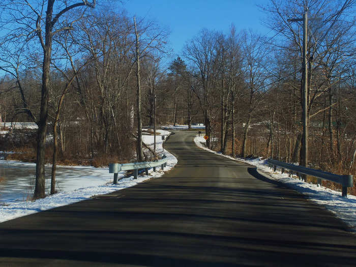 To get into the center of Woodstock, you certainly won