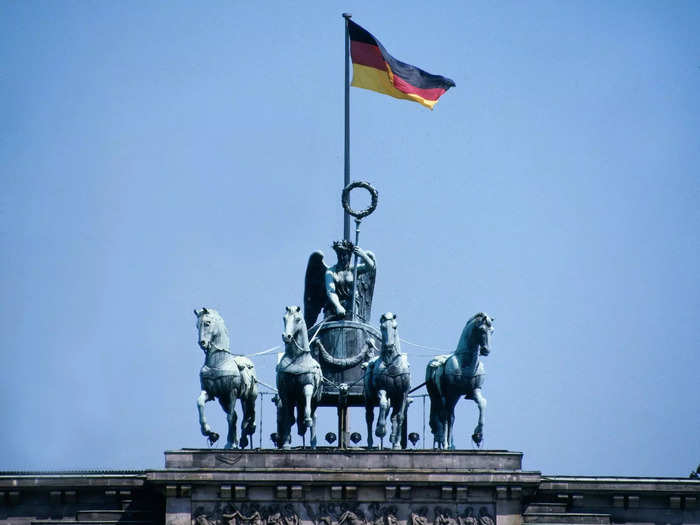 The gate quickly became a symbol of national pride, represented by the Quadriga statue, featuring a two-wheeled chariot pulled by four horses to signify peace entering the city.