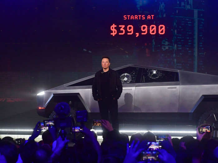 When the Cybertruck was revealed to the public in 2019, Tesla chief designer Franz von Holzhausen cracked the truck