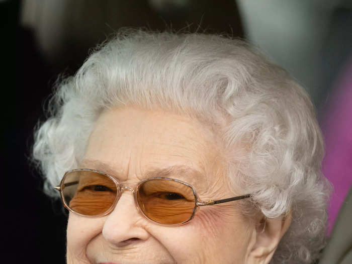 Getty Images royal photographer Samir Hussein said he loves this photo of the Queen smiling in May 2022.