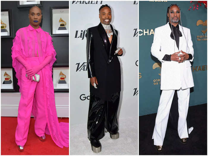 Billy Porter wore rock star glam on the red carpet in 2022.