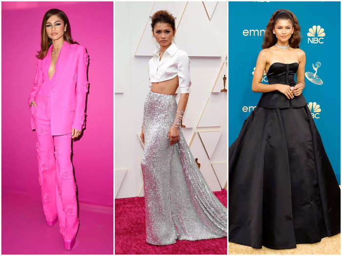 Zendaya wore everything from suits to ball gowns this year.