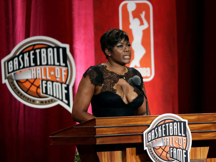 A bonafide legend of the game, Swoopes retired in 2011 as a four-time champion, six-time All-Star, three-time league MVP, and five-time first-team all WNBA player before she was inducted into the Naismith Memorial Basketball Hall of Fame in 2016