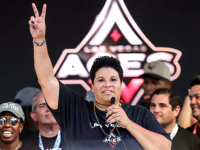 Williams retired from the WNBA in 2005, but after pursuing careers outside of basketball, she found her way back to the league in 2022 when the Las Vegas Aces hired her as their general manager