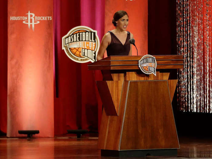 The Connecticut Huskies standout was welcomed into the Naismith Memorial Basketball Hall of Fame in 2017