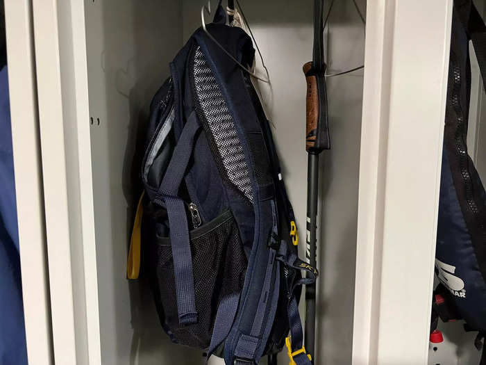 Each locker had a few hangars and space on top for wet clothes when we got back since no one is safe from Zodiac splashing. The company actually requires everyone to wear waterproof pants when off the ship for this reason.