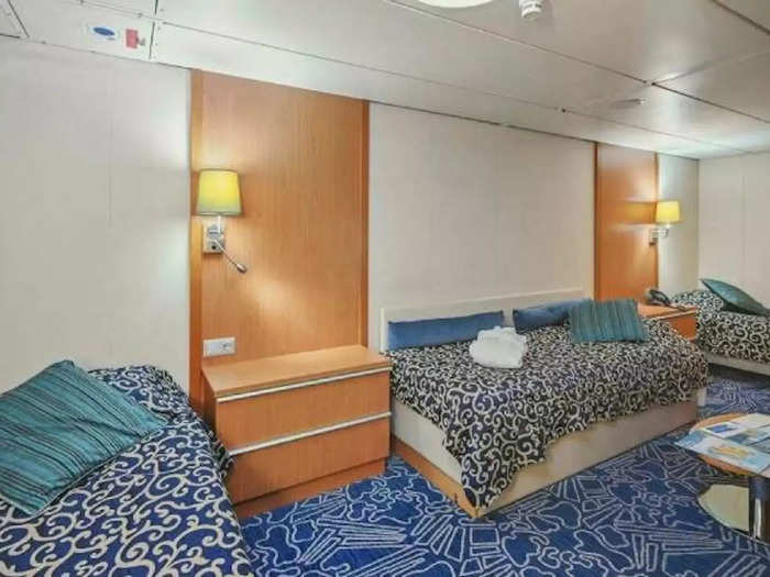 While my room only had one shower, the other three triples on the boat had two. Moreover, they only had three beds across the cabin with one full bathroom on either side. The closets were not as big though.