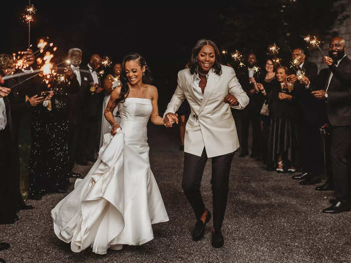 Some newlyweds literally danced with joy on their wedding days.