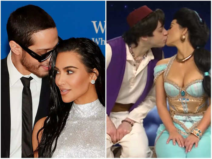 Kim Kardashian and Pete Davidson