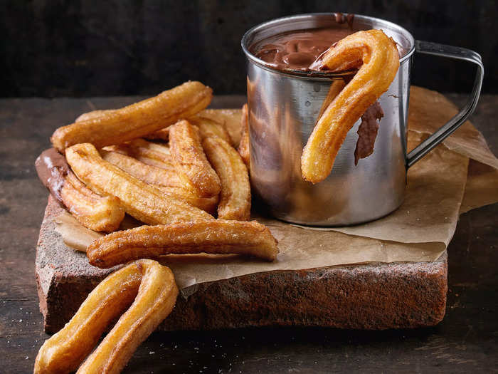 Churros con chocolate is traditionally a Spanish snack but was a reoccurring treat in my household during the holidays.