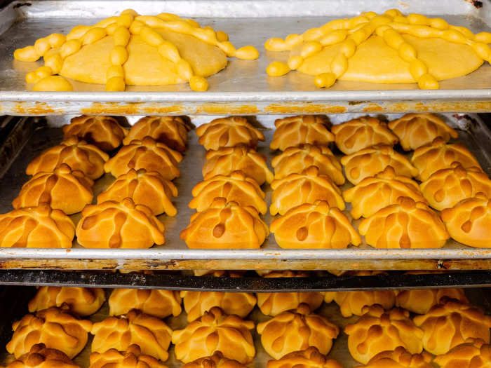 In November, when Día de los Muertos comes around, pan de muerto is enjoyed in Mexico to honor the dead.