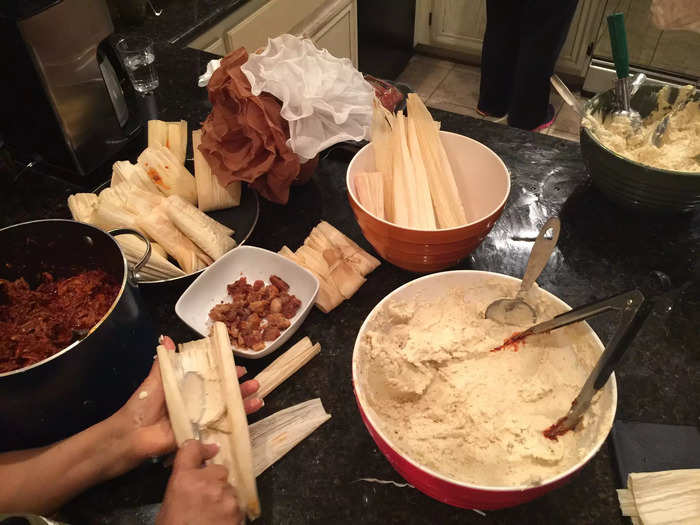 Mexican-style tamales are the perfect meal for the holidays since you have to unwrap them like a present.