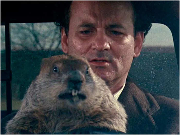 The "Groundhog Day" time loop almost reflects the monotony of winter days.