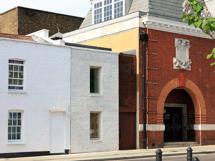 Despite being just 4 meters (13 feet) wide, The Library House