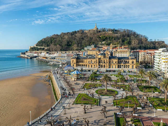 Consider swapping bustling Barcelona for a beachy trip to San Sebastian, Spain.