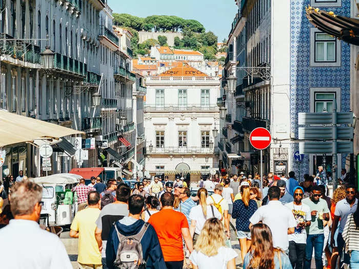 Lisbon, Portugal, was the sixth most-searched city this year, according to Google.