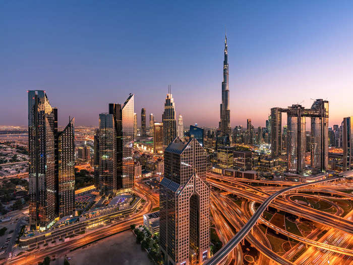 Behind London, Dubai in the United Arab Emirates was another popular destination people were searching.