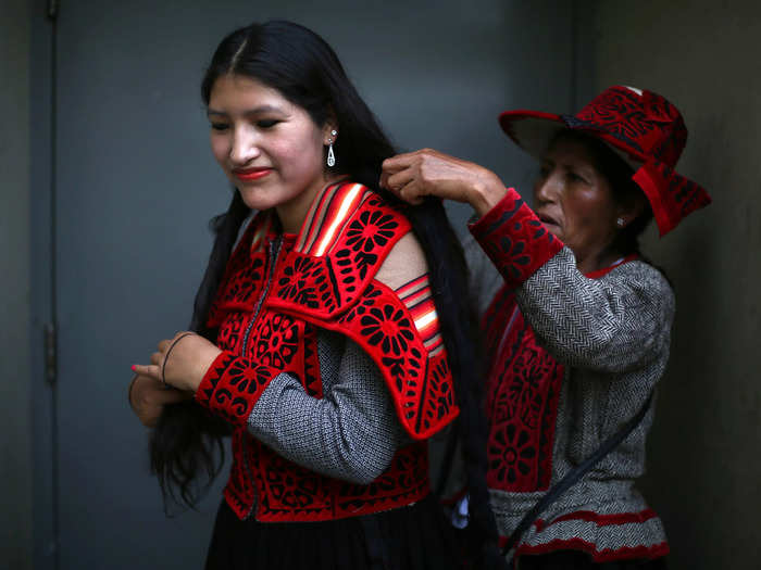 The festival includes music and dancing.