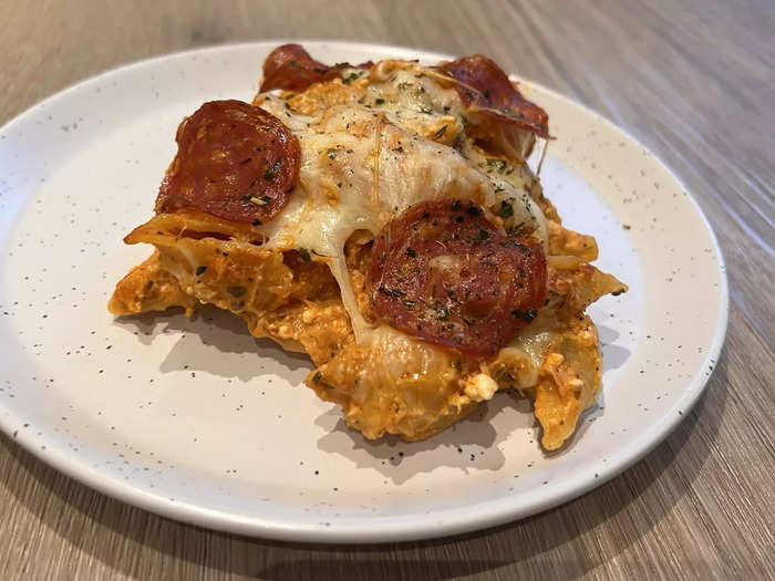 Worst: The pizza-pasta dish