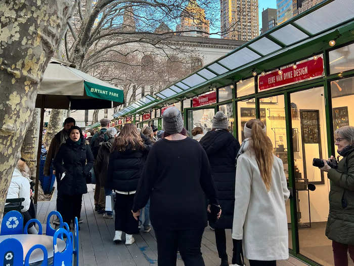 I enjoy visiting the Winter Village at Bryant Park around this time of year. The last time I was there, it wasn