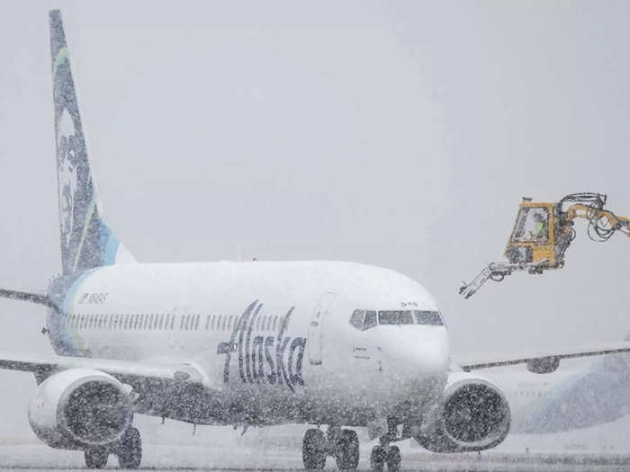 Seattle-Tacoma International led US airports in cancellations on Friday, according data from flight tracker FlightAware.