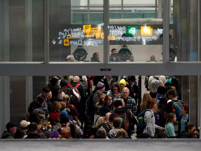 Minneapolis-St. Paul International Airport (MSP) in Minnesota where the state is expected to face both blizzard conditions and deadly wind chill