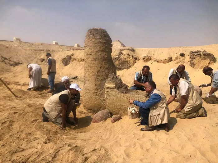 2,600-year-old pots of cheese found at the ancient necropolis of Egypt