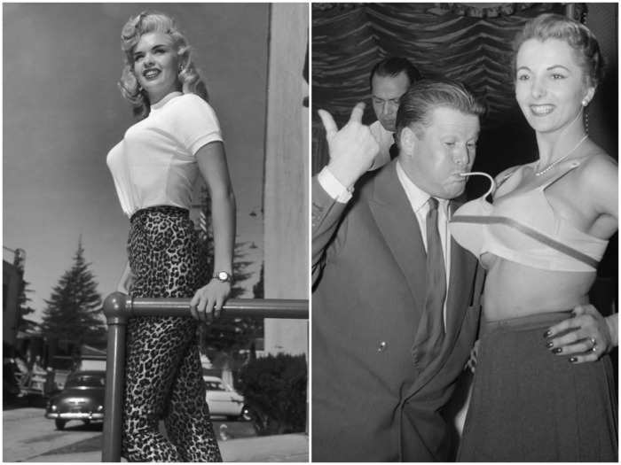 By the 1950s, Hollywood stars were making a big impact on bras and breasts.