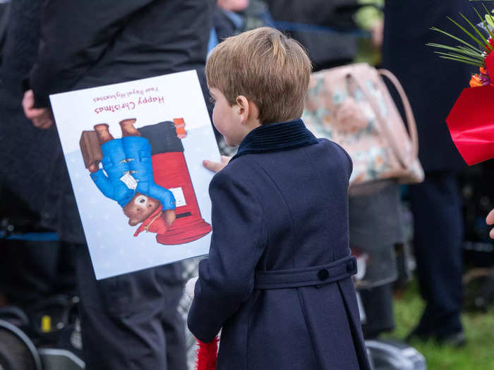 He also received a Paddington-themed Christmas card.