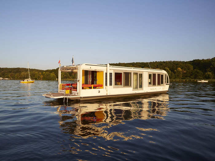 Is it a boat? Is it a tiny home? Well ... it