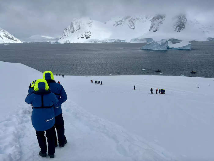 According to the International Association of Antarctic Tour Operators, which encourages responsible travel to the continent, 100 people from a single vessel can be on each landing at one time.