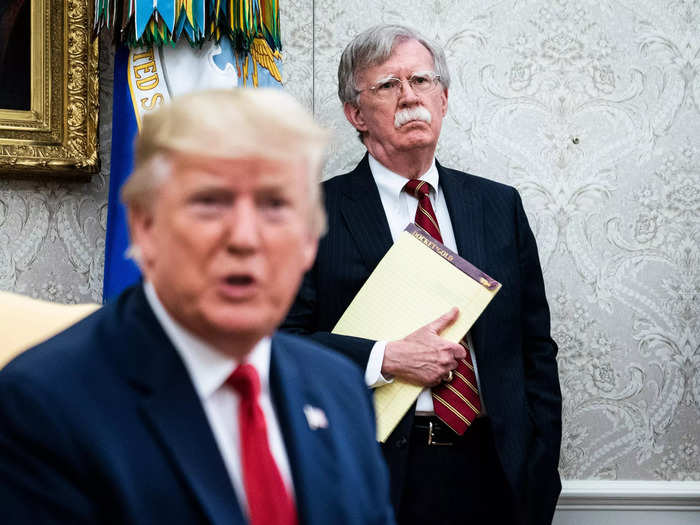 John Bolton, the former national-security advisor who says a second Trump term would be "unacceptable."