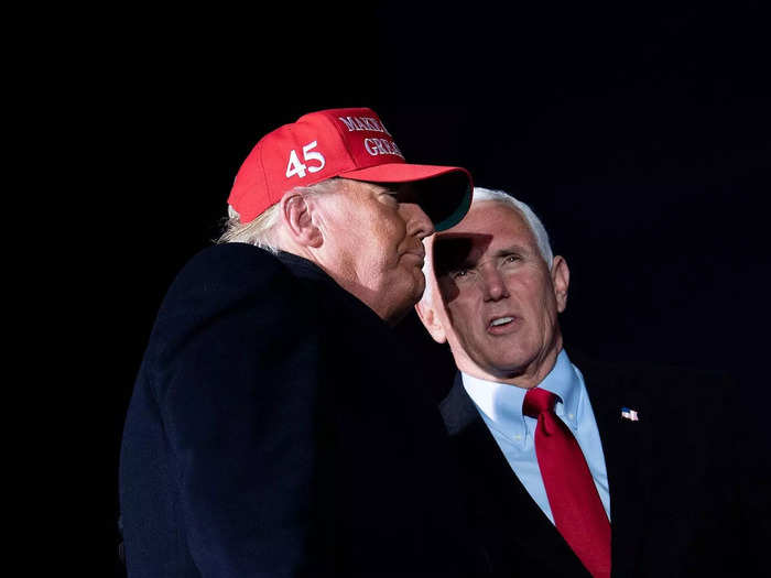 Mike Pence, the ultra-loyal VP who grew steadily more vocal in his opposition to Trump.