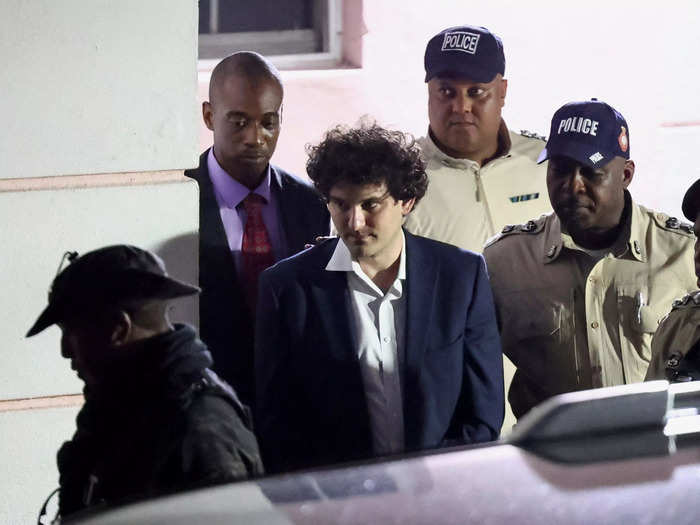 Former FTX boss Sam Bankman-Fried was arrested by Bahamian officials on fraud and money-laundering charges.