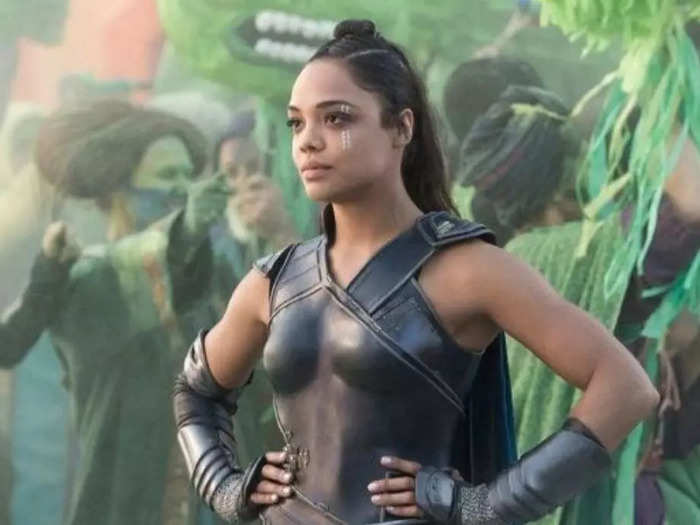 Tessa Thompson has ink referring to "Thor: Ragnarok," the film that marked her Marvel debut as Valkyrie.