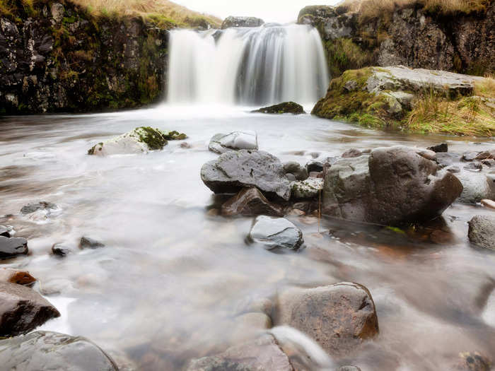 Campsie Fells in central Scotland is great for hill walking.