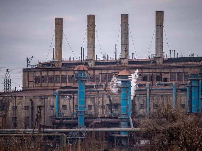 BEFORE: The Azovstal steel plant in Mariupol was responsible for producing steel, iron, and rolled metal, supporting thousands of jobs.