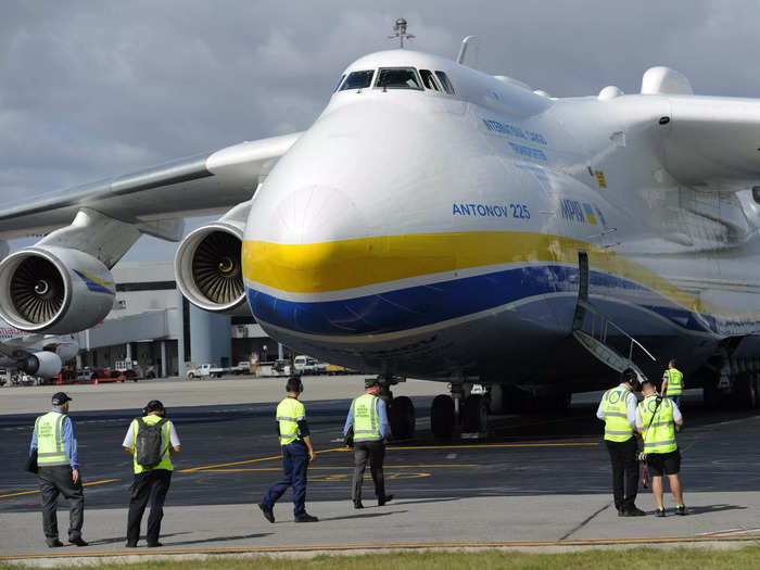 BEFORE: A national icon, AN-225 Mriya was one of the largest airplanes in the world.