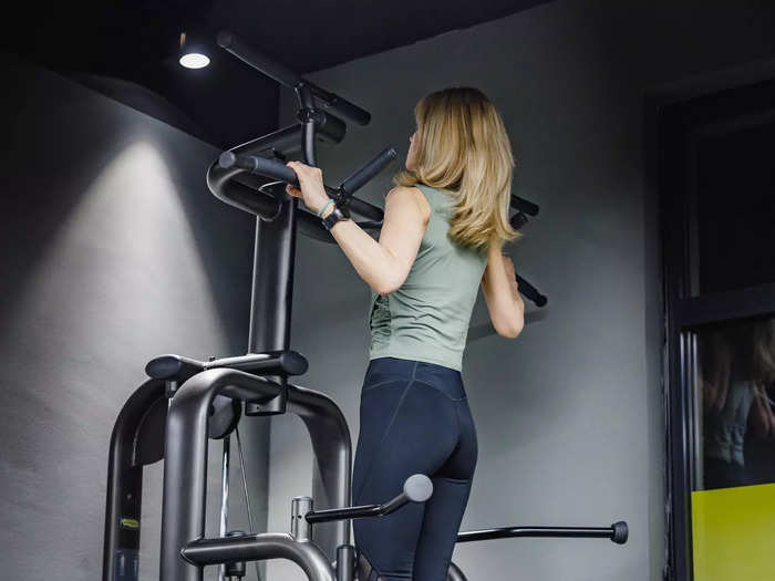 The assisted pull-up machine can help you get major upper-body gains.