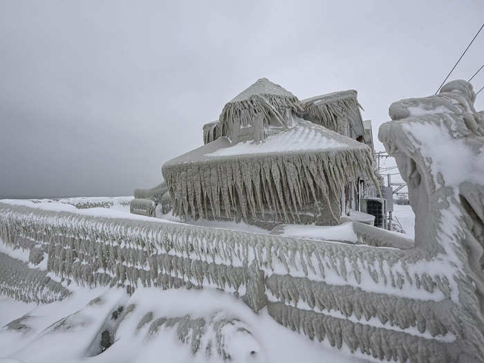 Hoak told WBEN that he plans to take down the ice so he can start operating the restaurant again.