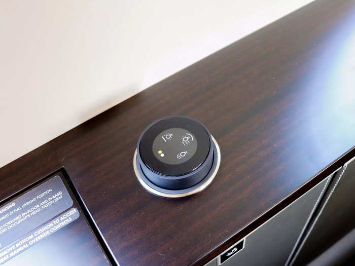 …nice Touch technology that allows guests to adjust things like temperature and lighting using a dial…