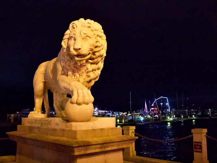 I took a nighttime walk across the Bridge of Lions, and enjoyed every step.