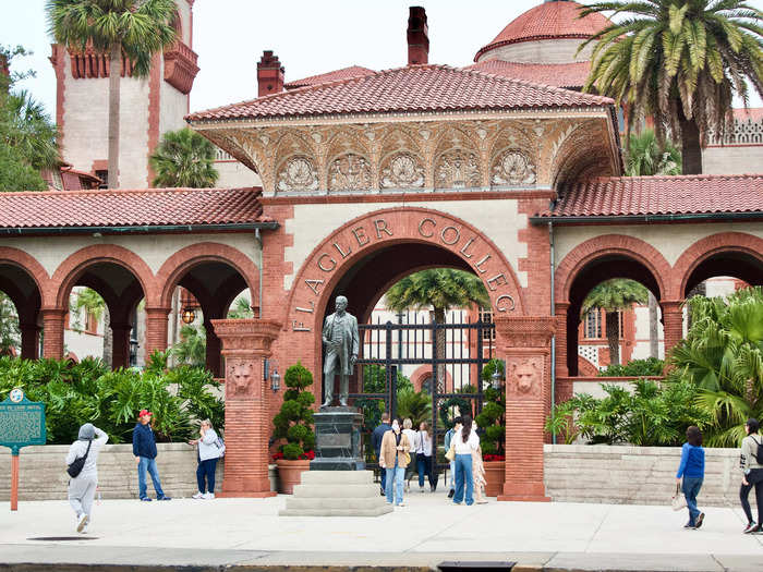 I admired the architecture of Flagler College