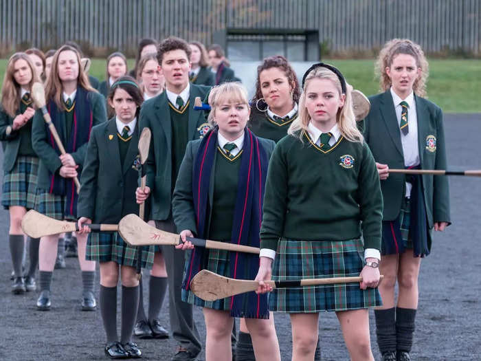 "Derry Girls" ended with a sentimental message of hope and child-like innocence.