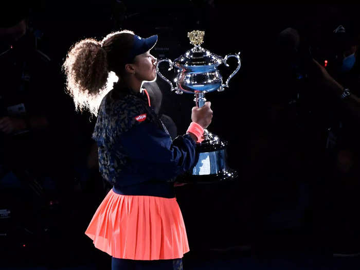 The Japanese superstar won four Grand Slams in a four-year span, besting the likes of Serena Williams, Ash Barty, and Victoria Azarenka along the way.