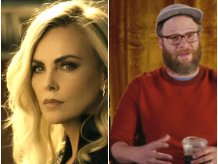 4. Charlize Theron and Seth Rogan in "The Boys."